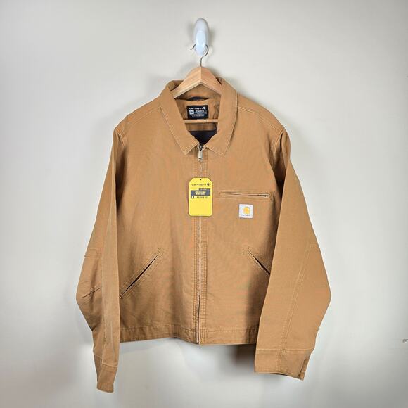 Carhartt Other - Carhartt Duck Detroit Rugged Flex 0J6306-M Workwear Jacket Men’s XXL Relaxed Fit